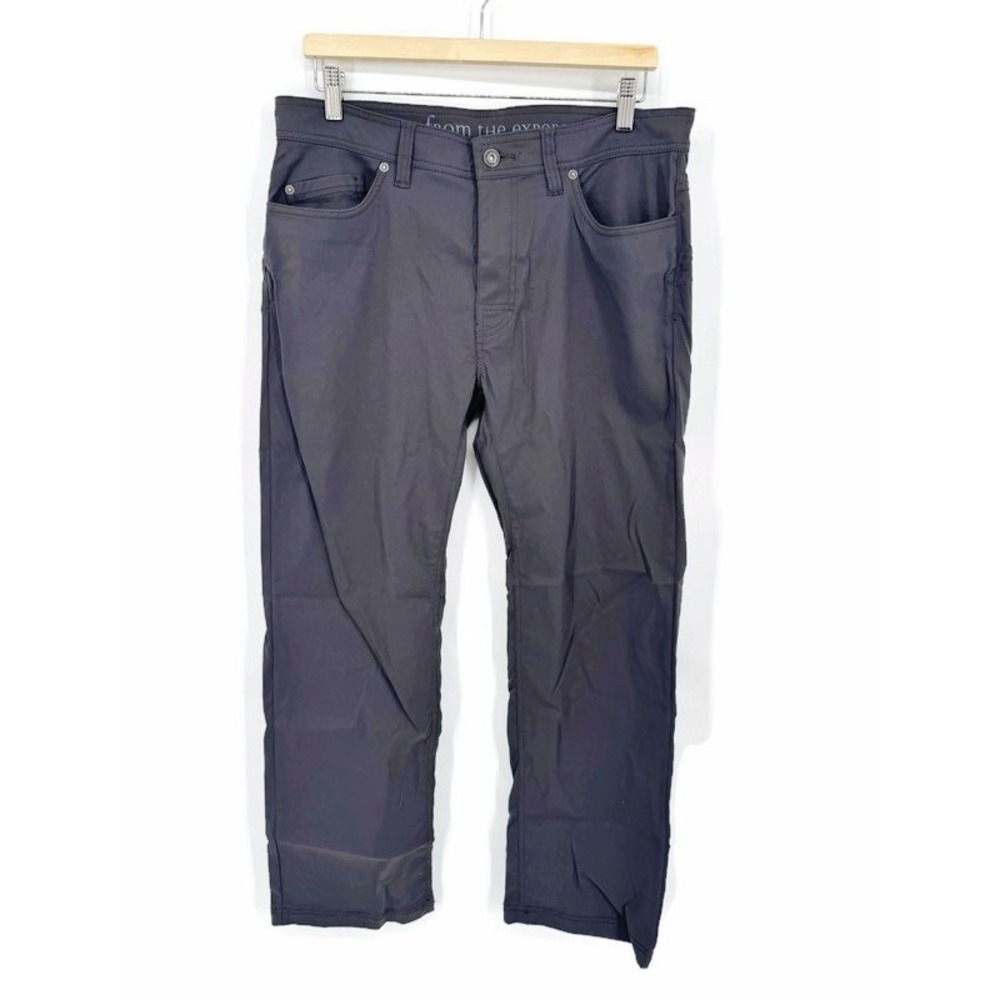 prAna Gray Slim Fit Stretch Outdoor Hiking Pants‎ Size 34